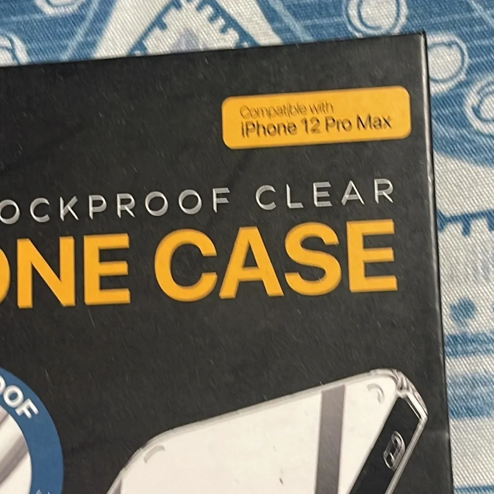 New iPhone 12 Pro Max clear case and protective glass
